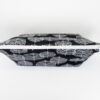 Black Leaves Makeup Bag