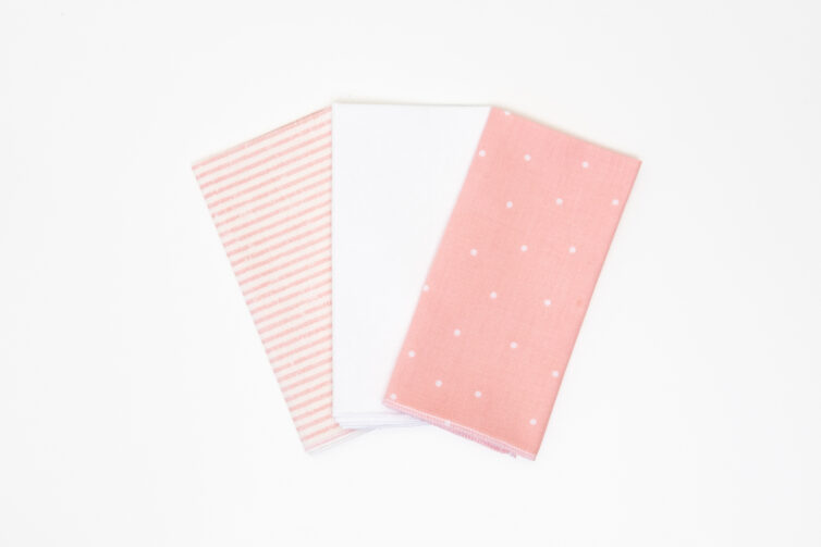 Cotton Hanky Set - Pinks