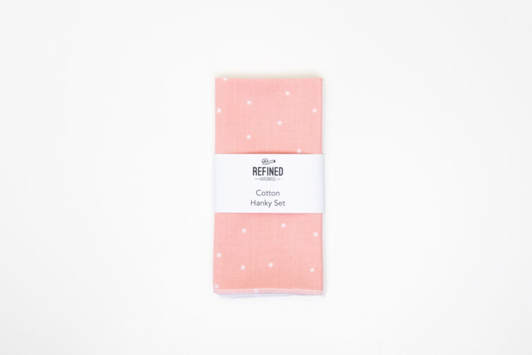 Cotton Hanky Set - Pinks