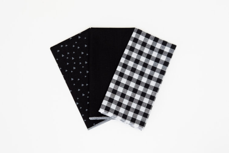 Cotton Hanky Set – Monochrome
