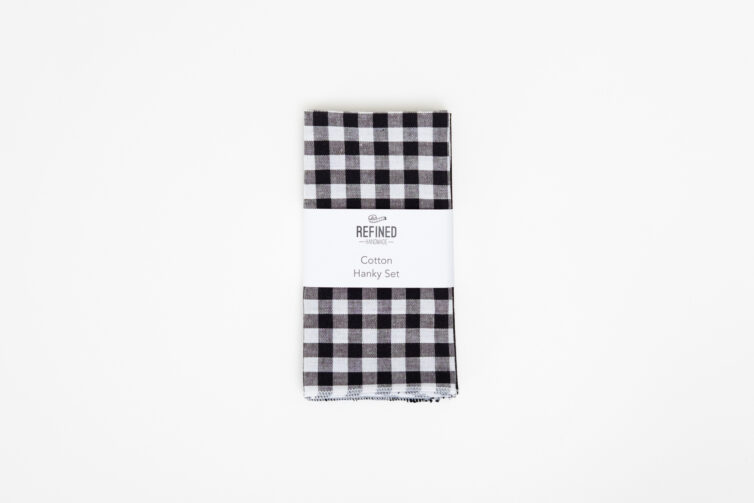 Cotton Hanky Set – Monochrome