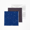 Cotton Hanky Set – Blue & Grey