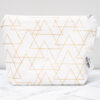 Metallic Gold Makeup Bag