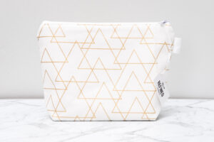 Metallic Gold Makeup Bag