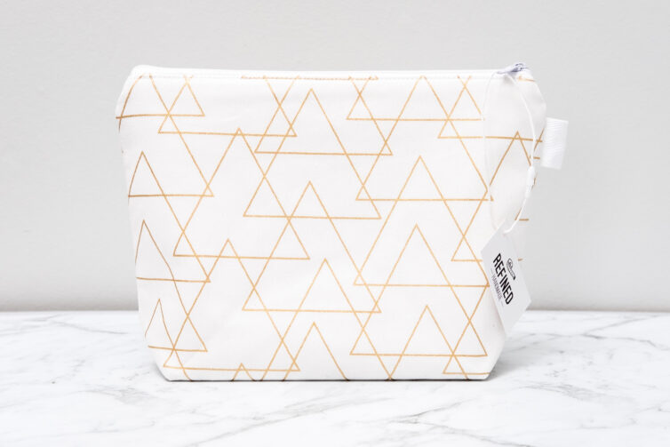 Metallic Gold Makeup Bag