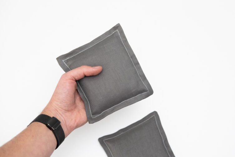 Linen Hand Warmers – Grey