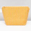 Mustard Honeycomb Makeup Bag