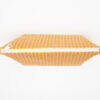 Mustard Honeycomb Makeup Bag