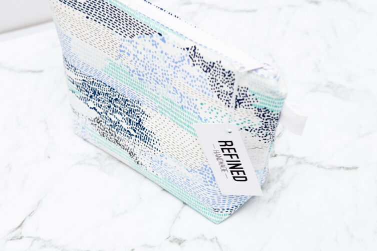 Ice White Makeup Bag