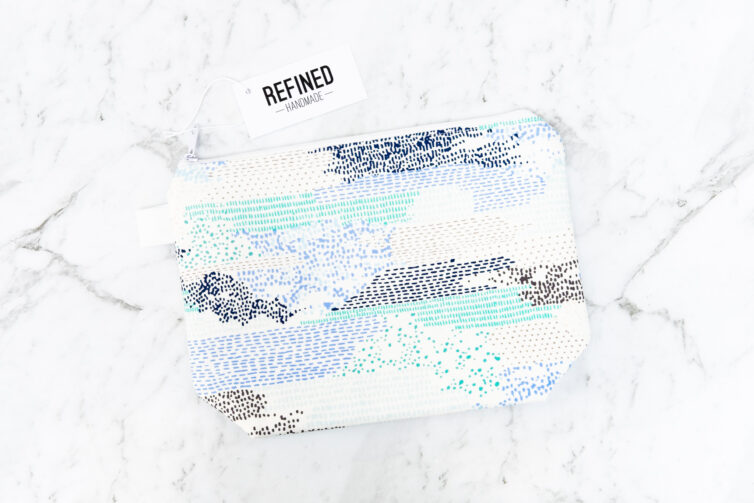 Ice White Makeup Bag