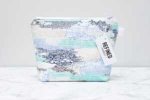 Ice White Makeup Bag