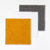 Linen Hanky Set - Mustard & Grey