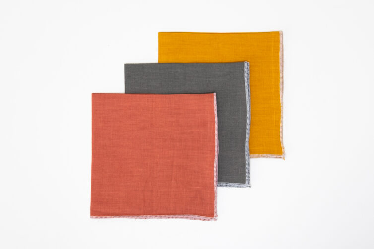 Linen Hanky Set – Sunset