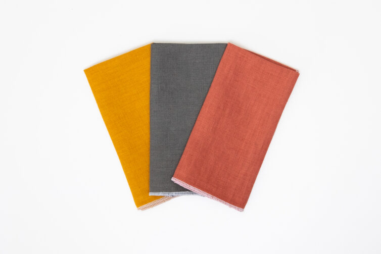 Linen Hanky Set – Sunset