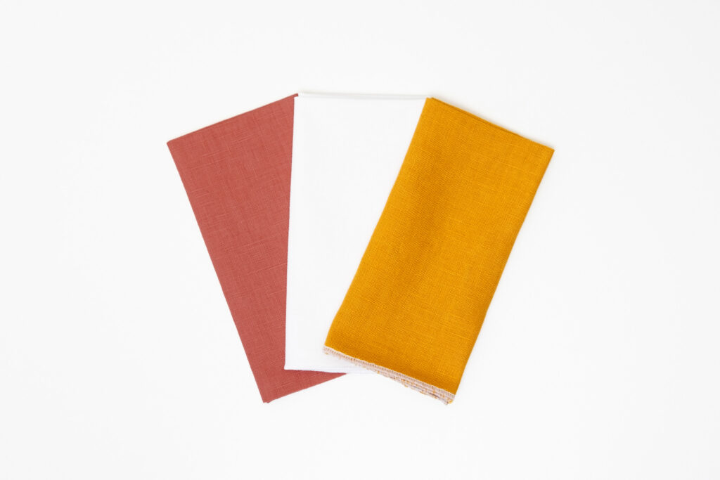 Linen Hanky Set – Sunset