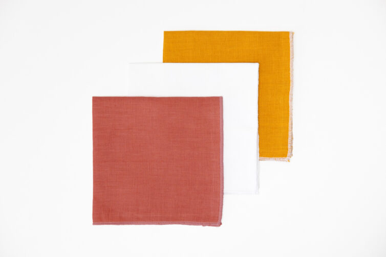 Linen Hanky Set – Sunset