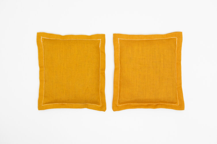 Linen Hand Warmers – Mustard