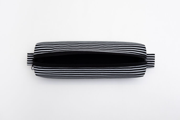 Pencil Case – Black Stripes