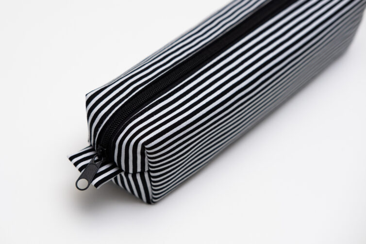 Pencil Case – Black Stripes