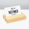 Pine Business Card Holder