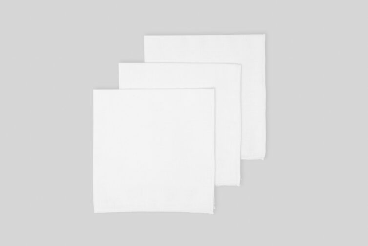 Cotton Hankies - White