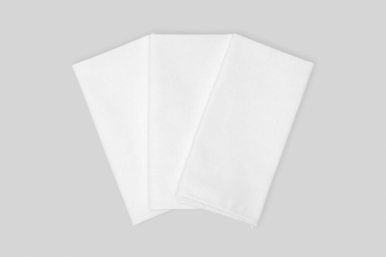 Cotton Hankies - White
